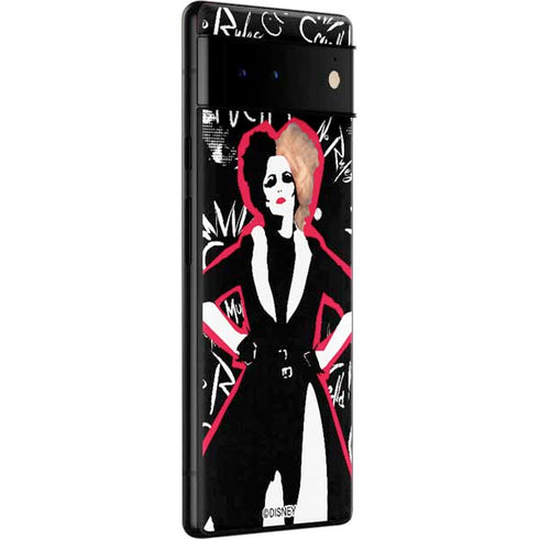 Disney Cruella (2021) Animated Pattern Google Pixel 6 Pro Skin